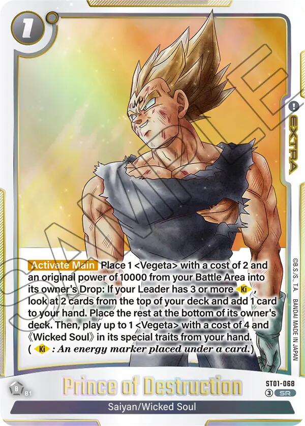 Prince of Destruction [Story Booster 01] | Cards and Coasters CA