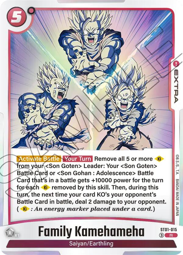 Family Kamehameha [Story Booster 01] | Cards and Coasters CA