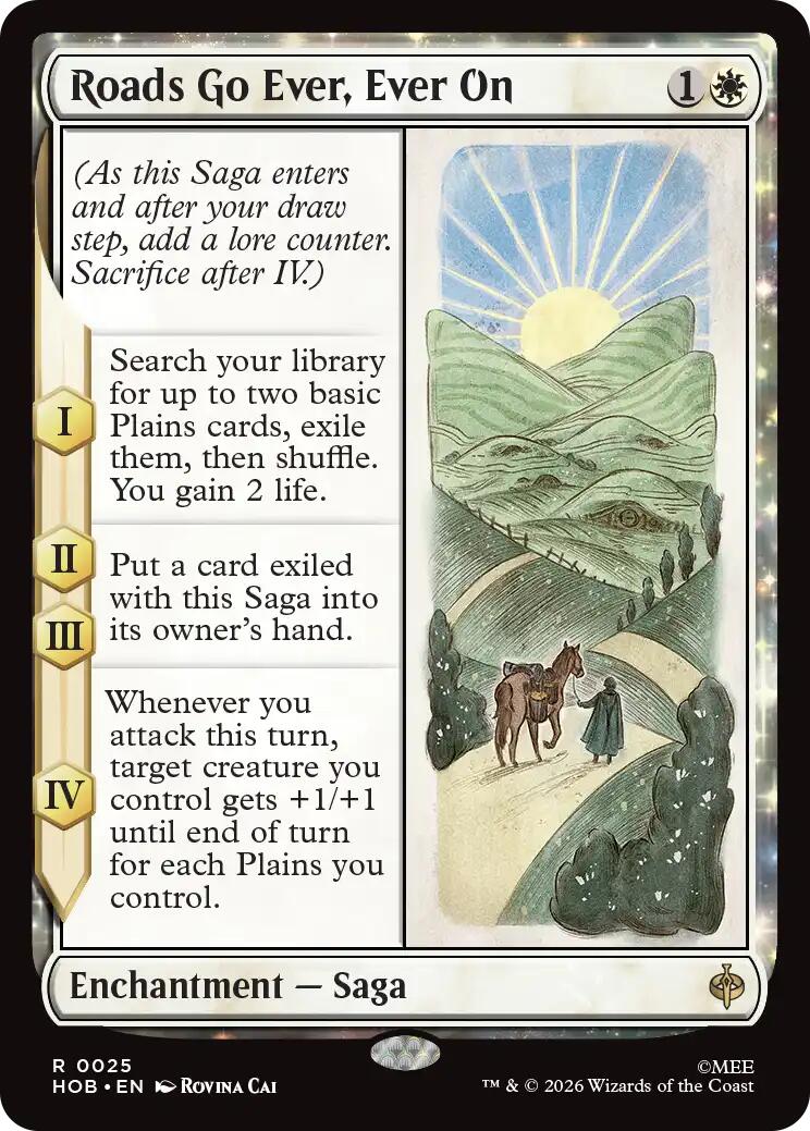 Roads Go Ever, Ever On [The Hobbit] | Cards and Coasters CA