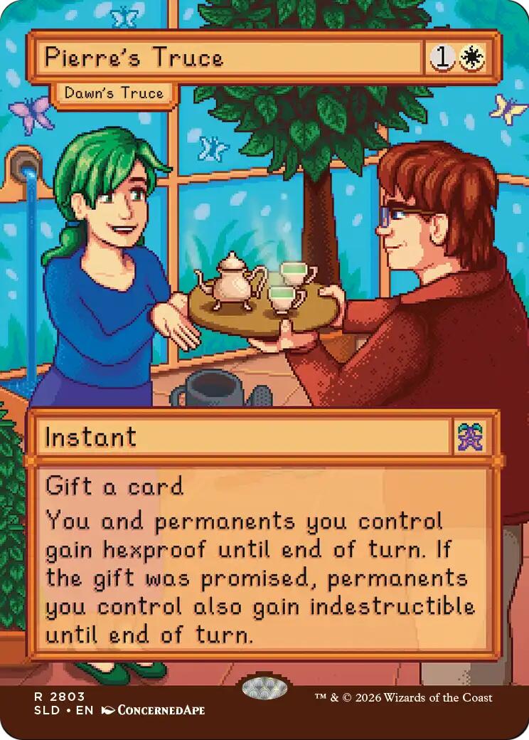 Pierre's Truce - Dawn's Truce [Secret Lair Drop Series] | Cards and Coasters CA