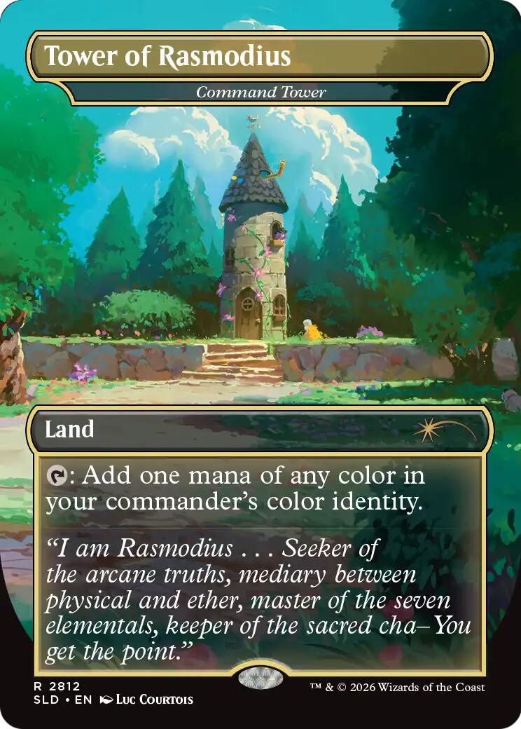 Tower of Rasmodius - Command Tower [Secret Lair Drop Series] | Cards and Coasters CA
