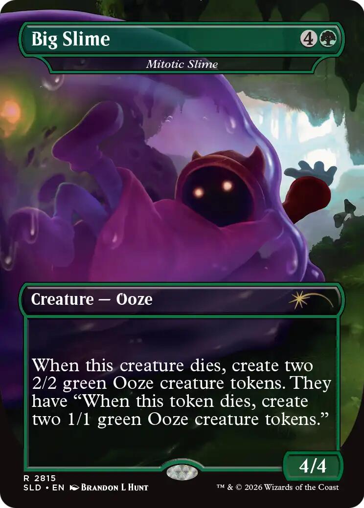 Big Slime - Mitotic Slime [Secret Lair Drop Series] | Cards and Coasters CA