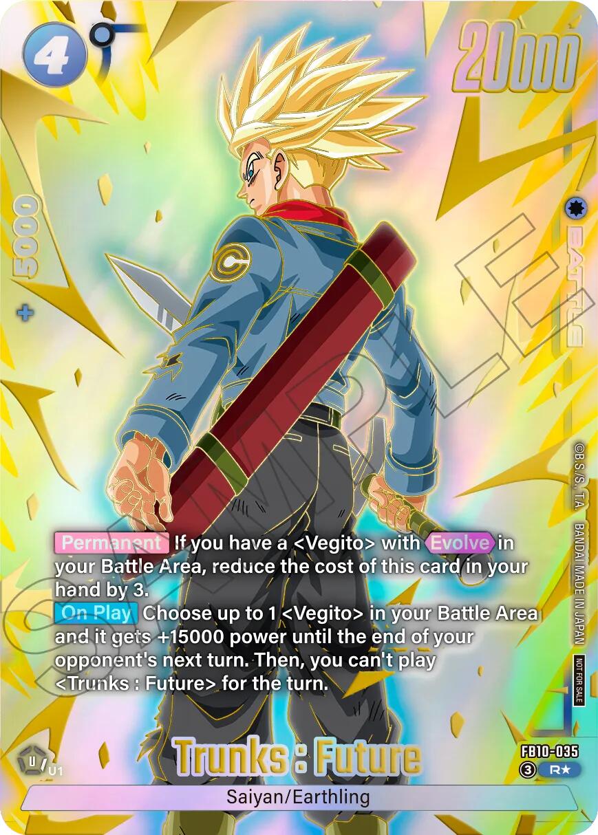 Trunks : Future (FB10-035) (Limited Pack 26-27 WAVE2) [Fusion World Tournament Cards] | Cards and Coasters CA