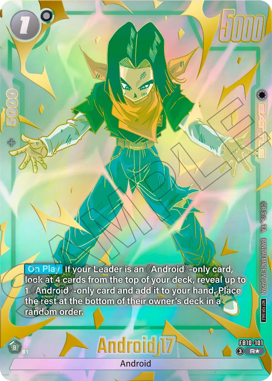 Android 17 (FB10-101) (Limited Pack 26-27 WAVE2) [Fusion World Tournament Cards] | Cards and Coasters CA