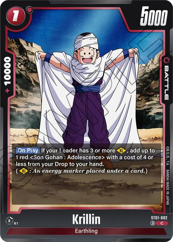 Krillin [Story Booster 01] | Cards and Coasters CA