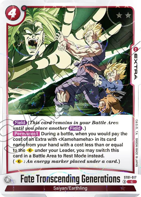 Fate Transcending Generations (Alternate Art) [Story Booster 01] | Cards and Coasters CA