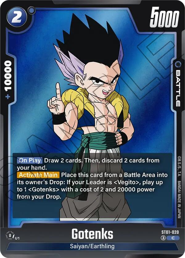 Gotenks (ST01-020) [Story Booster 01] | Cards and Coasters CA