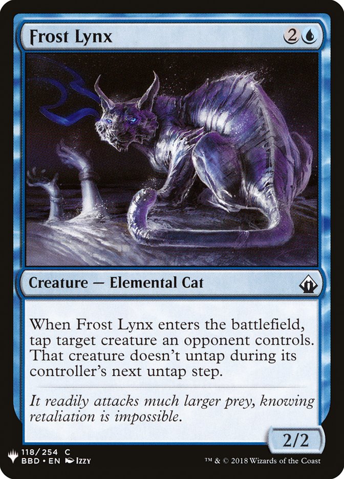 Frost Lynx [Mystery Booster] | Cards and Coasters CA