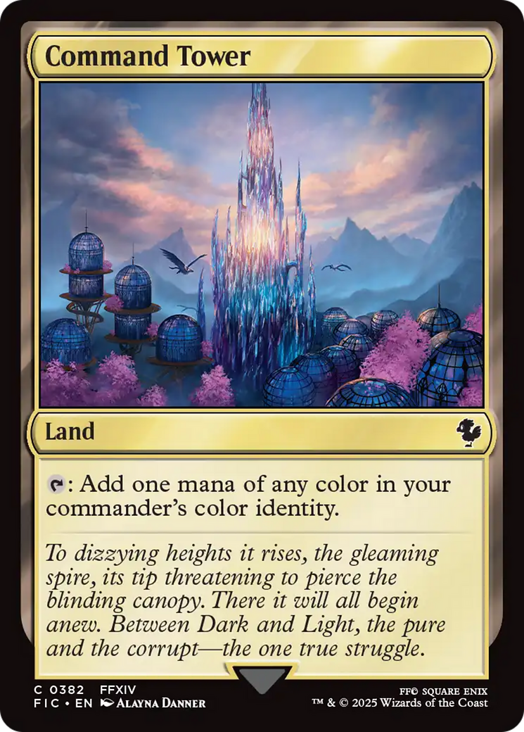 Command Tower (0382) [FINAL FANTASY Commander] | Cards and Coasters CA