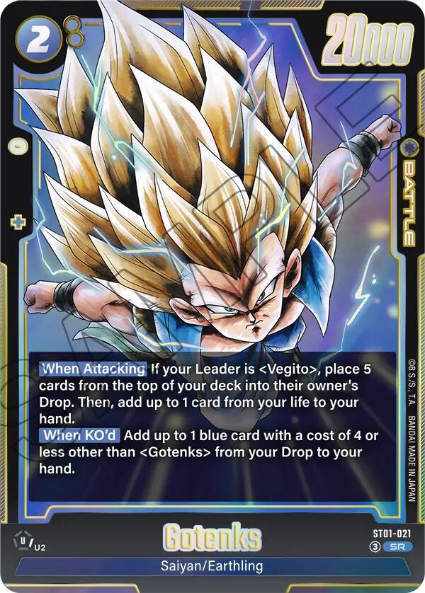 Gotenks (ST01-021) [Story Booster 01] | Cards and Coasters CA