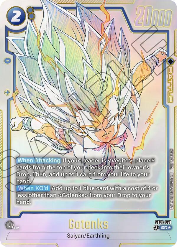 Gotenks (ST01-021) (Alternate Art) [Story Booster 01] | Cards and Coasters CA
