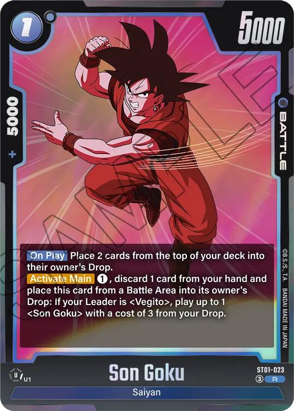 Son Goku (ST01-023) [Story Booster 01] | Cards and Coasters CA