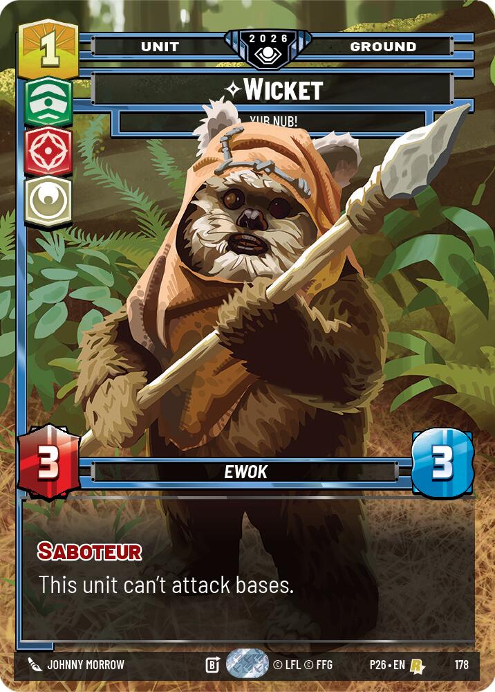 Wicket - Yub Nub! (178) (178) [Galactic Championship 2026] | Cards and Coasters CA