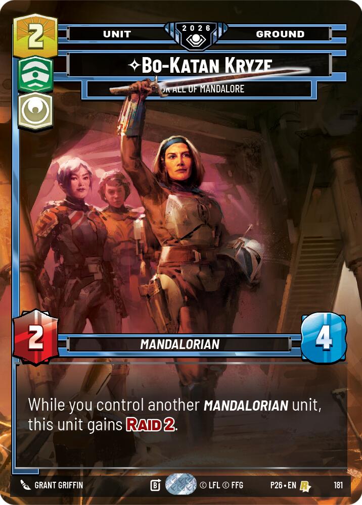Bo-Katan Kryze - For All of Mandalore (181) (181) [Galactic Championship 2026] | Cards and Coasters CA