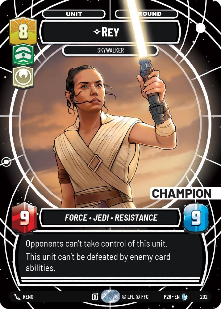 Rey - Skywalker (202) (202) [Galactic Championship 2026] | Cards and Coasters CA