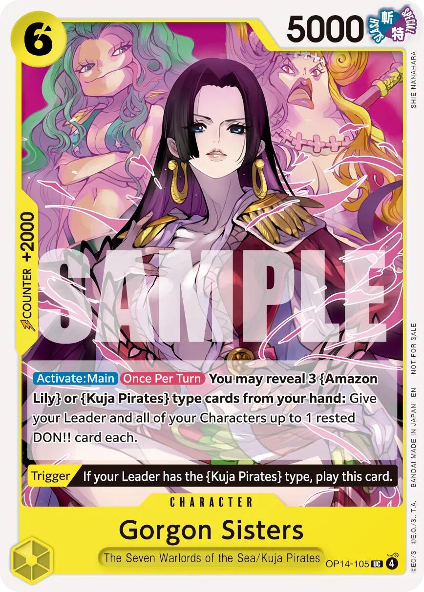 Gorgon Sisters (Tournament Pack 2026 Vol. 3) [One Piece Promotion Cards] | Cards and Coasters CA