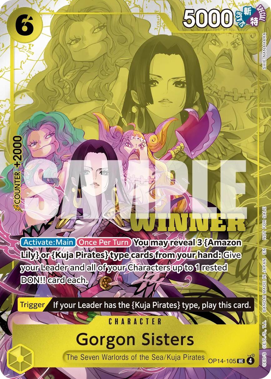 Gorgon Sisters (Winner Pack 2026 Vol. 3) [One Piece Promotion Cards] | Cards and Coasters CA