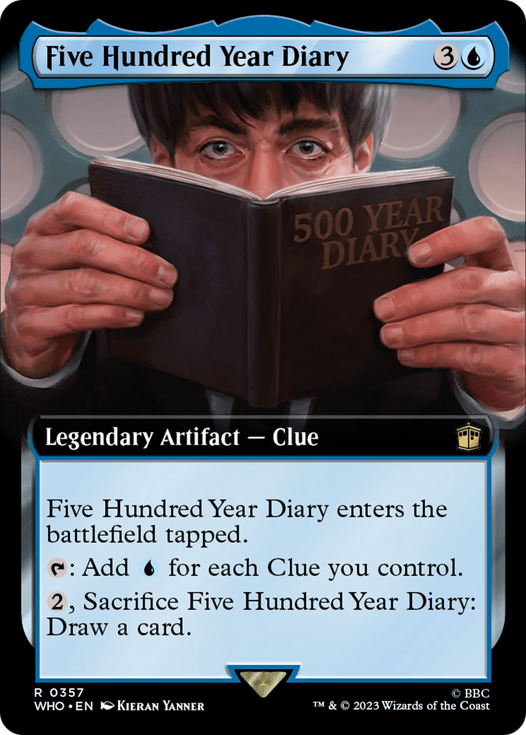 Five Hundred Year Diary (Extended Art) [Doctor Who] | Cards and Coasters CA