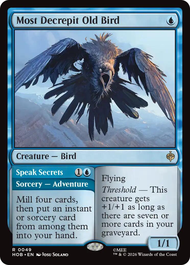 Most Decrepit Old Bird [The Hobbit] | Cards and Coasters CA