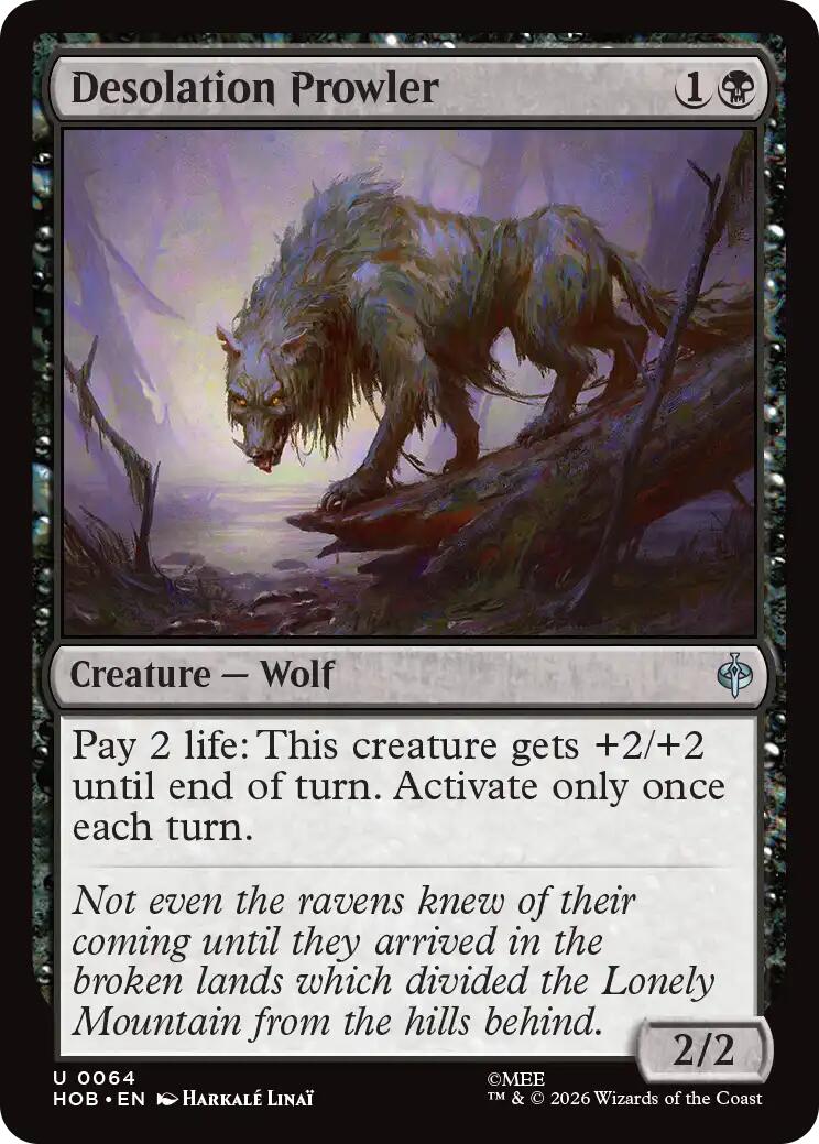 Desolation Prowler [The Hobbit] | Cards and Coasters CA