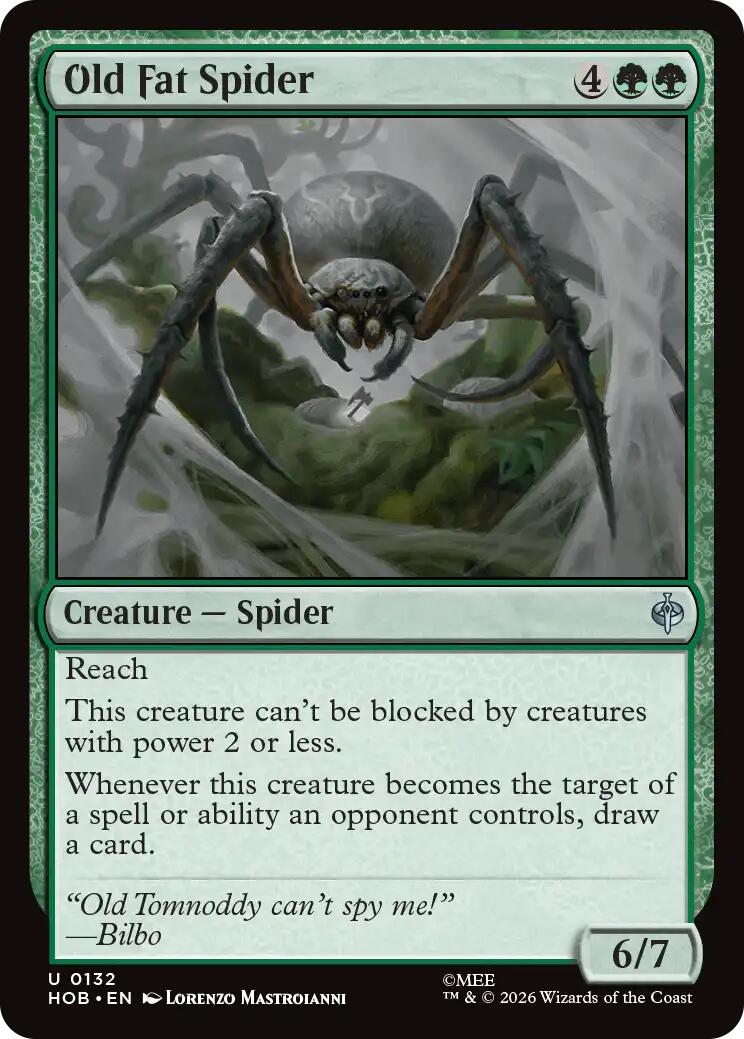 Old Fat Spider [The Hobbit] | Cards and Coasters CA
