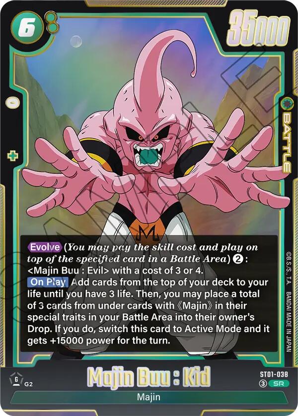 Majin Buu : Kid (ST01-038) [Story Booster 01] | Cards and Coasters CA