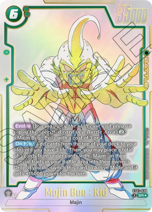 Majin Buu : Kid (ST01-038) (Alternate Art) [Story Booster 01] | Cards and Coasters CA