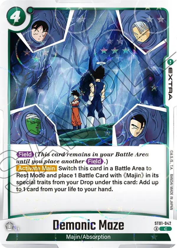 Demonic Maze (Dragon Ball Pattern) [Story Booster 01] | Cards and Coasters CA