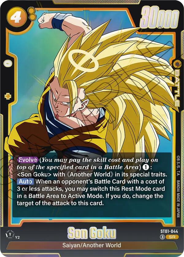 Son Goku (ST01-044) [Story Booster 01] | Cards and Coasters CA