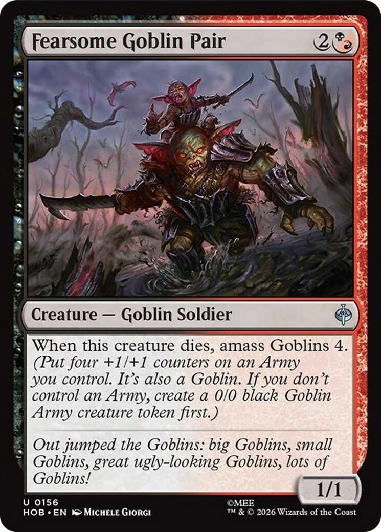 Fearsome Goblin Pair [The Hobbit] | Cards and Coasters CA