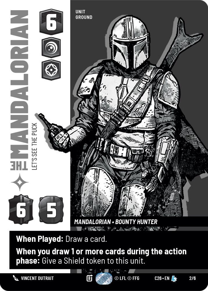 The Mandalorian - Let's See The Puck (2/6) (2/6) [2026 Convention Exclusive] | Cards and Coasters CA