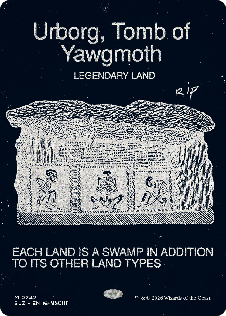 Urborg, Tomb of Yawgmoth (0242) [Secret Lair x MSCHF: The Zeta Set] | Cards and Coasters CA