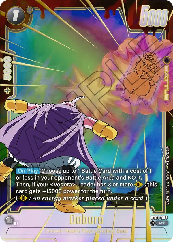 Dabura (Alternate Art) [Story Booster 01] | Cards and Coasters CA