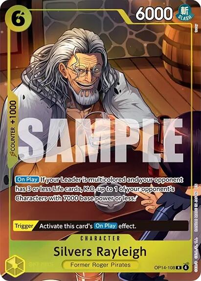 Silvers Rayleigh (One Piece Card Game Illustration Box Vol. 7) [One Piece Promotion Cards] | Cards and Coasters CA