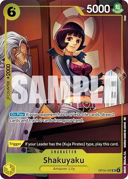 Shakuyaku (One Piece Card Game Illustration Box Vol. 7) [One Piece Promotion Cards] | Cards and Coasters CA