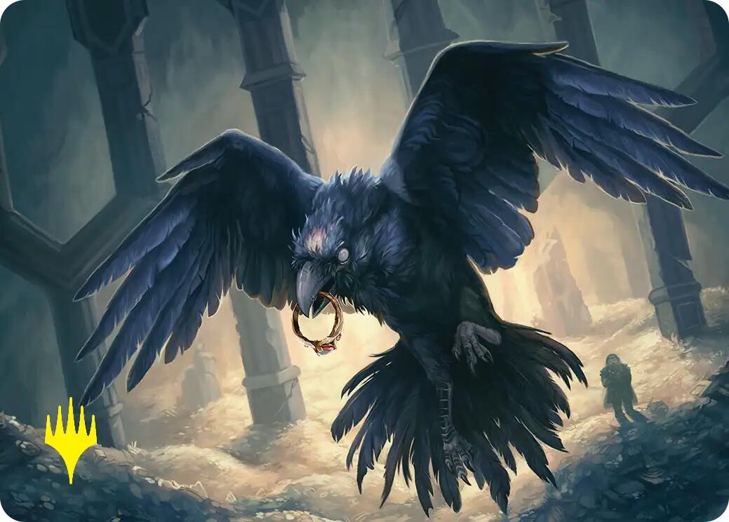 Most Decrepit Old Bird Art Card (Gold-Stamped) [The Hobbit Art Series] | Cards and Coasters CA