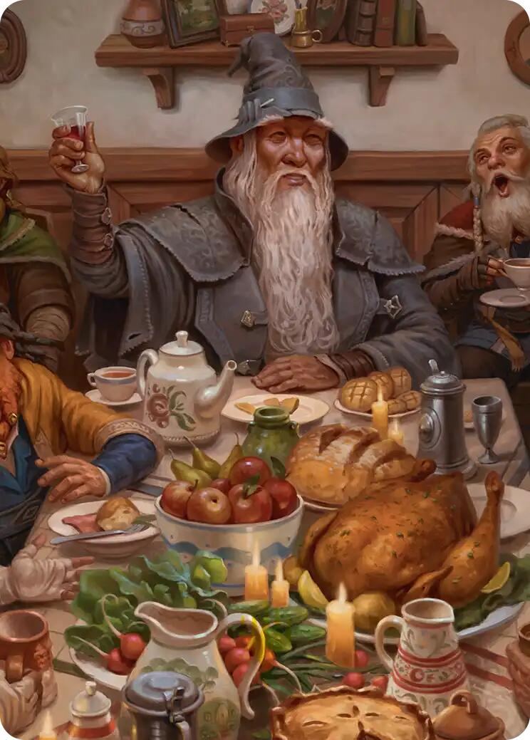 Gandalf, Party Guest Art Card (2/12) [The Hobbit Art Series] | Cards and Coasters CA