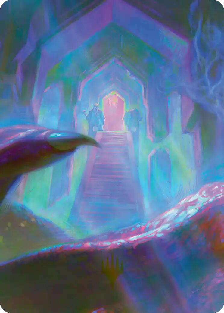 Dragon-Cursed Halls Art Card (8/12) [The Hobbit Art Series] | Cards and Coasters CA