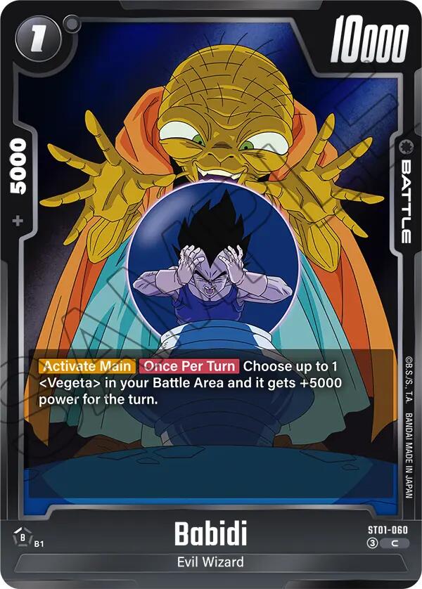 Babidi (ST01-060) [Story Booster 01] | Cards and Coasters CA