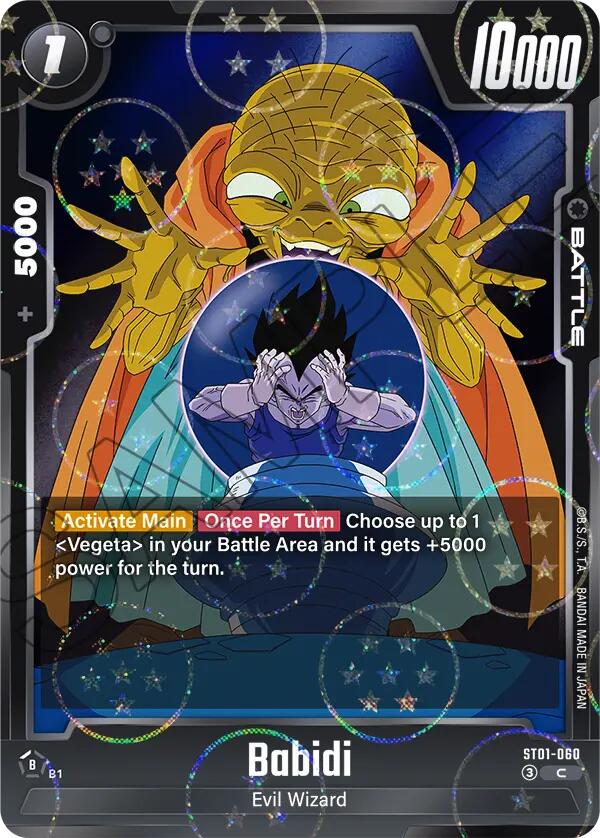 Babidi (ST01-060) (Dragon Ball Pattern) [Story Booster 01] | Cards and Coasters CA