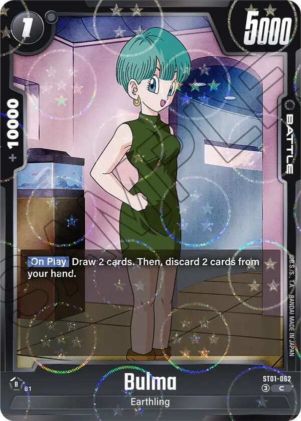 Bulma (Dragon Ball Pattern) [Story Booster 01] | Cards and Coasters CA