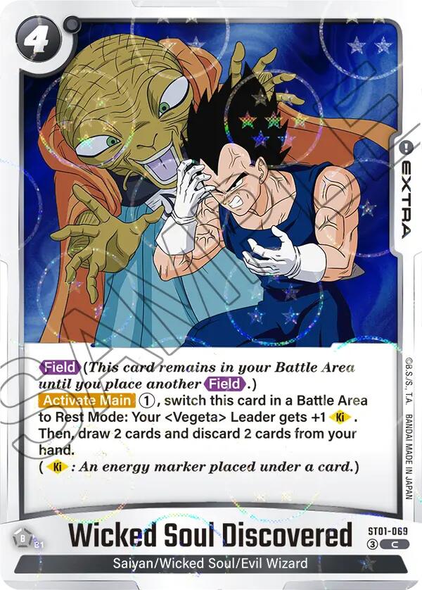 Wicked Soul Discovered (Dragon Ball Pattern) [Story Booster 01] | Cards and Coasters CA