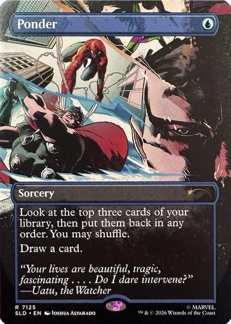Ponder (7125) [Secret Lair Drop Series] | Cards and Coasters CA