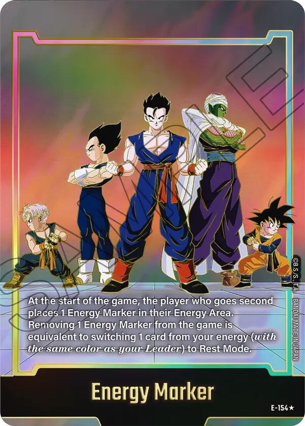 Energy Marker (E-154) (Gold) [Fusion World Energy Markers] | Cards and Coasters CA