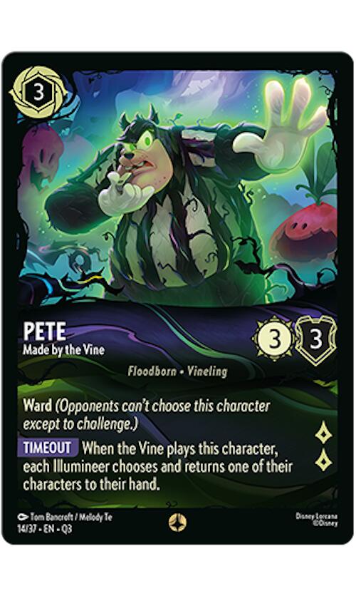 Pete - Made by the Vine (14/37) [Illumineer's Quest: The Great Hunny Rescue] | Cards and Coasters CA
