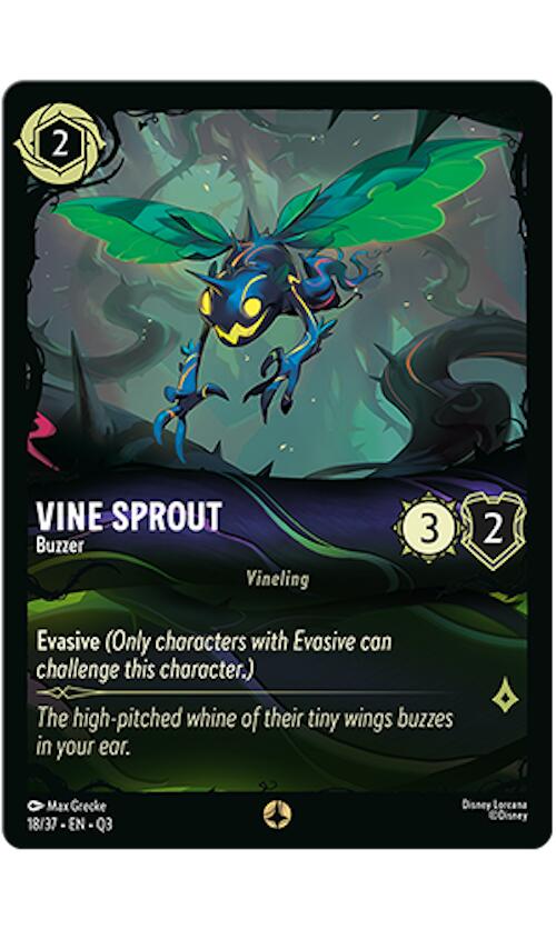 Vine Sprout - Buzzer (18/37) [Illumineer's Quest: The Great Hunny Rescue] | Cards and Coasters CA