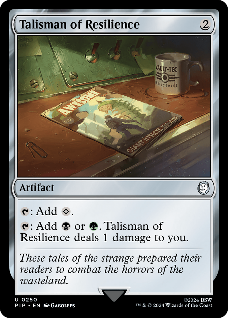 Talisman of Resilience [Fallout] | Cards and Coasters CA