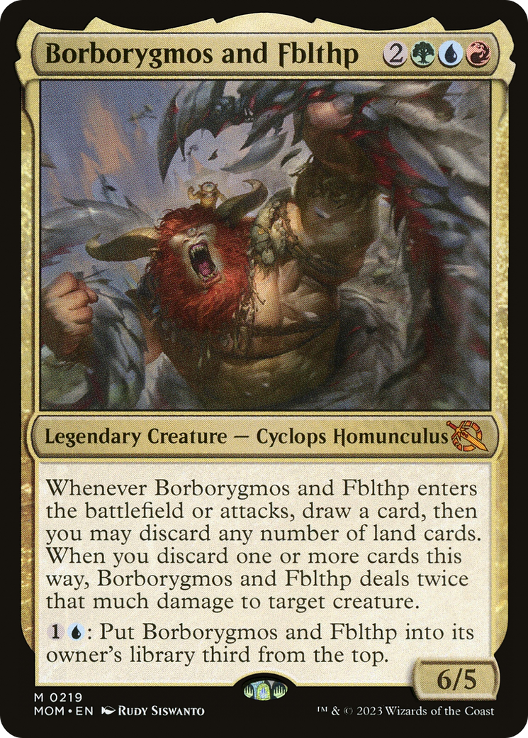 Borborygmos and Fblthp [March of the Machine] | Cards and Coasters CA