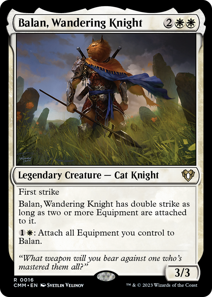 Balan, Wandering Knight [Commander Masters] | Cards and Coasters CA