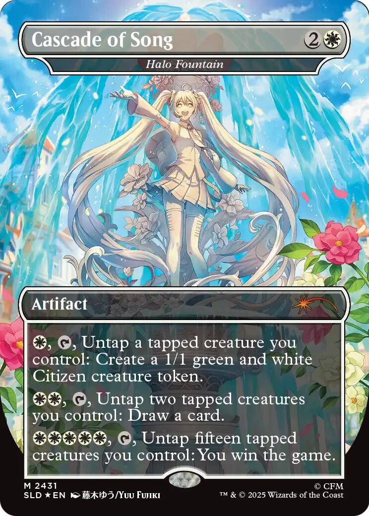 Cascade of Song - Halo Fountain [Secret Lair Drop Series] | Cards and Coasters CA